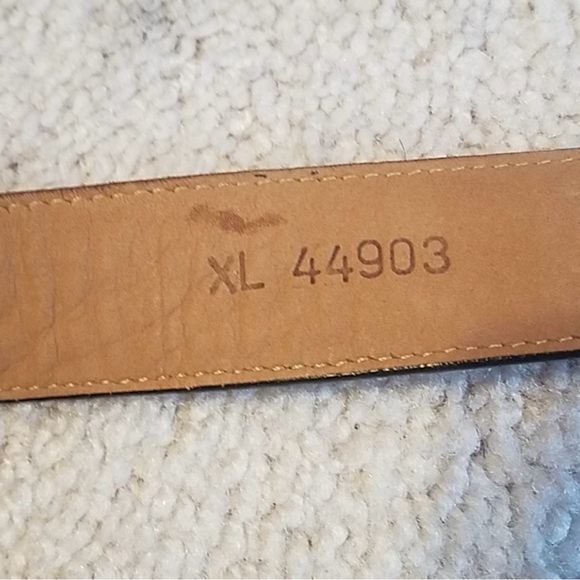 Brighton Black Leather Belt with Silver Buckle - Picture 6 of 7